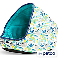 EveryYay Snooze Fest Jungle-Print Cuddle Cup Ferret Bed