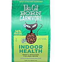 Tiki Cat Born Carnivore Indoor Health Trout & Menhaden Fish Meal Dry Cat Food
