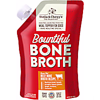 Stella & Chewy's Bountiful Bone Broth Grass-Fed Beef Recipe Meal Topper for Dogs