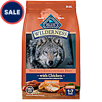 Blue Buffalo Wilderness Natural High-Protein Chicken Recipe Dry Food for Large Breed Adult Dogs