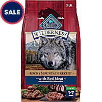 Blue Buffalo Wilderness High-Protein Red Meat & Grains Rocky Mountain Recipe Dry Food for Adult Dogs