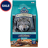 Blue Buffalo Wilderness Natural High-Protein Dry Food for Adult Dogs with Wholesome Grains & Duck