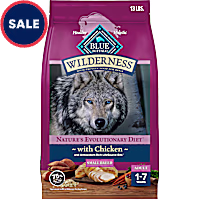 Blue Buffalo Wilderness Chicken Recipe Natural High-Protein Dry Food for Small Breed Adult Dogs