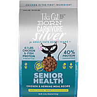 Tiki Cat Born Carnivore Silver Senior Health Chicken & Herring Meal Dry Cat Food