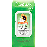 TropiClean Papaya & Coconut Luxury 2-in-1 Pet Wipes