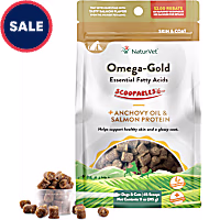 NaturVet Scoopables Omega-Gold For Dogs & Cats Chews