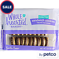 WholeHearted Tasty Snacks Duplex Creme Sandwich Cookies Dog Treats