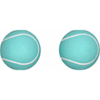 Playology Squeaky Chew Ball Peanut Butter Dog Toy