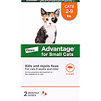 Advantage Topical Flea Prevention 2-Monthly Treatments For Small Cats