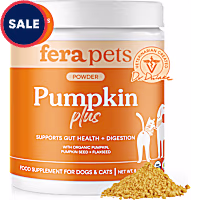Fera Pets USDA Organic Pumpkin Plus Fiber Support for Dogs & Cats