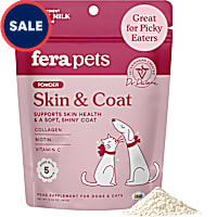 Fera Pets Goat Milk Meal Topper - Skin & Coat Support for Dogs & Cats