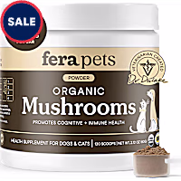Fera Pets USDA Organic Mushrooms Immune Support for Dogs & Cats
