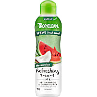 TropiClean Watermelon Refreshing 2-in-1 Shampoo and Conditioner for Dogs