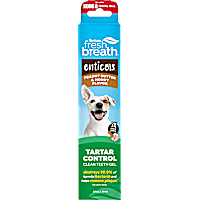TropiClean Fresh Breath Enticers Peanut Butter & Honey Teeth Gel for Dogs