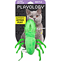 Playology Tear-Apart Beetle Cat Toy