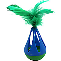 Playology Wobber with Feather Cat Toy