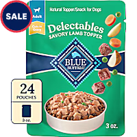 Blue Buffalo Delectables Natural Lamb Dinner Wet Dog Food Topper