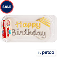 WholeHearted Tasty Snacks Celebration Birthday Bone-Shaped Dog Cookie