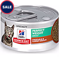 Hill's Science Diet Adult Perfect Weight Vegetable & Turkey Medley Canned Cat Food