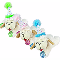 Multipet International Lamb Chop Birthday Assorted Cat Toy
