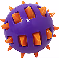 Multipet International TPR Spike Ball Assorted Dog Toy