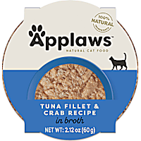 Applaws Natural Tuna Fillet with Crab Pot in Broth Wet Cat Food