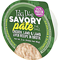 Tiki Dog Savory Pate Chicken, Lamb & Lamb Liver Wet Dog Food