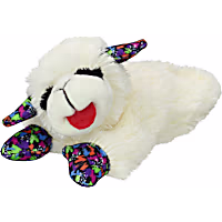 Multipet International Retro Lamb Chop with Fun Neon Print for Dogs