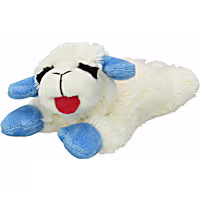 Multipet International Retro Lamb Chop with Neon Blue Ears and Paws for Dogs
