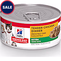 Hill's Science Diet Kitten Tender Chicken Dinner Canned Wet Cat Food