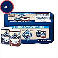 Blue Buffalo Homestyle Beef and Chicken Dinner Recipe Senior Wet Dog Food Variety Pack