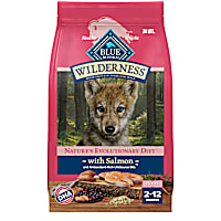 Blue Buffalo Wilderness High-Protein Natural Dry Food Salmon Recipe for Puppies