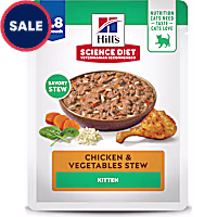 Hill's Science Diet Kitten Chicken & Vegetables Stew Wet Cat Food