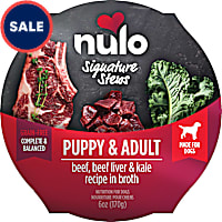 Nulo Signature Stew Beef, Beef Liver, & Kale in Broth for Dog & Puppy