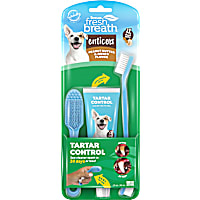 TropiClean Fresh Breath Enticers Peanut Butter & Honey Oral Care Kit for Dogs
