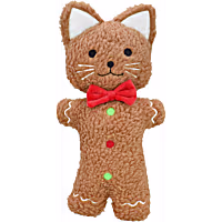 Multipet International Holiday Gingerbread Cat Dog Toy