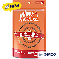 WholeHearted Grain-Free Tender Tidbits Chicken Recipe Training Treats for Dogs