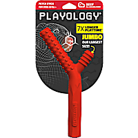 Playology Beef Scented Fetch Stick Jumbo Dog Toy