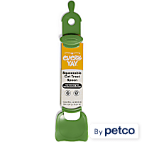 EveryYay Green Squeezable Cat Treat Dispenser Spoon