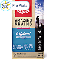 ORIJEN Original Recipe Amazing Grains High Protein Dry Dog Food