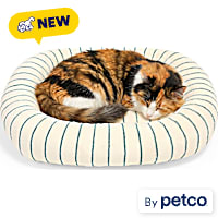 EveryYay Striped Rectangle Lounger Cat Bed