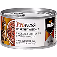 Nulo Prowess Healthy Weight for Adult Cats Chicken &Whitefish Shreds in Broth Cat Food
