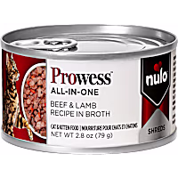 Nulo Prowess All-in-One Essentials for Adult Cats & Kittens Beef & Lamb Shreds in Broth Cat Food