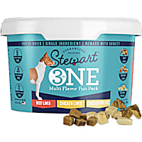 Stewart 3-in-1 Multi-Flavor Freeze Dried Dog Treat
