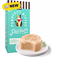 Merrick Purrfect Bistro Petite Parfaits Chicken and Tuna Mousse with Sole in Glaze Gravy for Wet Cat Treats