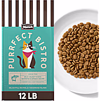 Merrick Purrfect Bistro Grain Free Wild-Caught Ocean Whitefish & Spinach Recipe Natural Dry Cat Food for Adult Cats