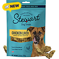 Stewart Chicken Liver Single Ingredient Freeze-Dried Dog Treats