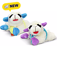 Multipet International Lamb Chop Assorted with Unicorn or Duck Floatie Dog Toy