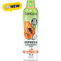 TropiClean Dog Perfume, Papaya Scented Dog Deodorizing Spray