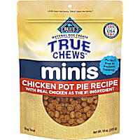 Blue Buffalo True Chews Minis Chicken Pot Pie Recipe, Natural Dog Treats Mineral-Enhanced for Flavor
